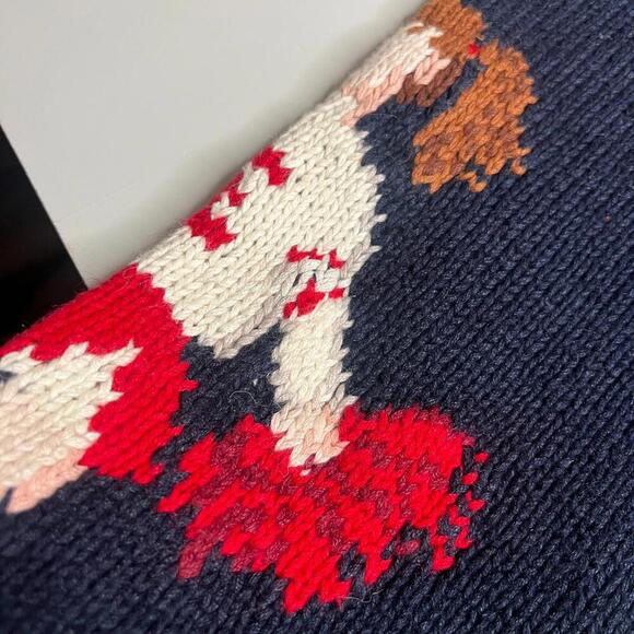 VTG 1993 The Eagle’s Eye Homecoming Cardigan Sweater M Cheerleader School Theme - Picture 11 of 12